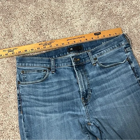 Madewell Slim Wash Denim Casual Stretchy Jeans US Men's 36x32 - Picture 2 of 10
